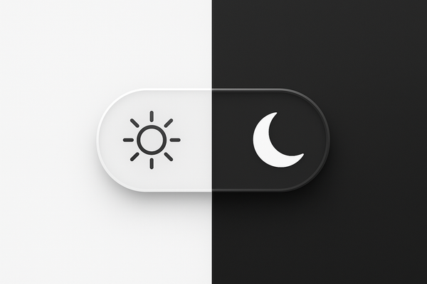 dark and light mode, digital switch
